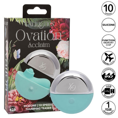 CALEXOTICS - OVATION STIMULATEUR ACCLAIM AQUA GREEN - 7eme ciel