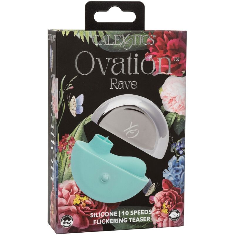 CALEXOTICS - OVATION STIMULATEUR RAVE VERT AQUA - 7eme ciel
