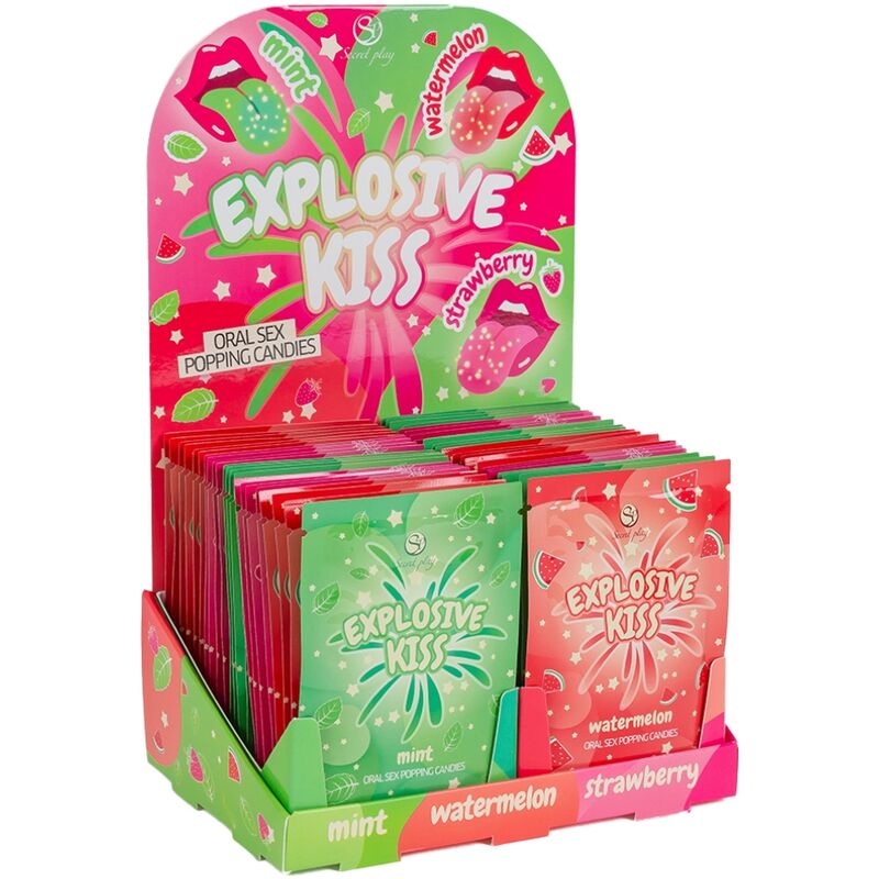 SECRET PLAY - PRÉSENTOIR BONBONS EXPLOSIFS (48 UNITÉS) - 7eme ciel