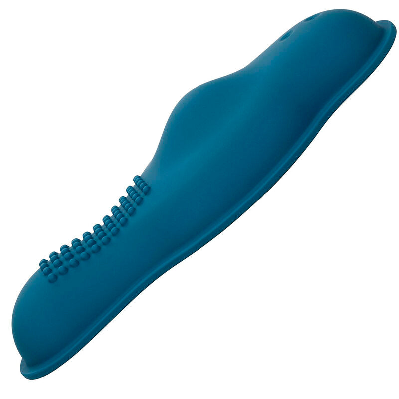 CALEXOTICS - RIDER MASSAGER DOUBLE MOTEUR TÉLÉCOMMANDE BLEU - 7eme ciel