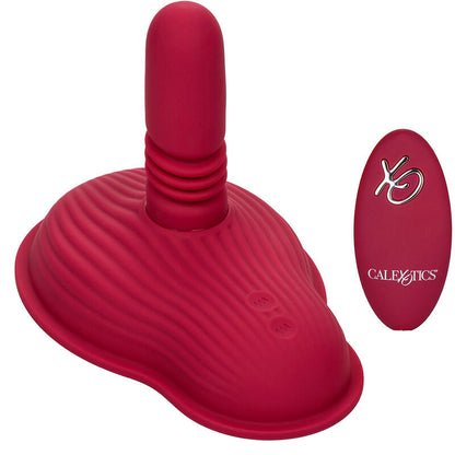CALEXOTICS - RIDER MASSAGER DOUBLE MOTEUR TÉLÉCOMMANDE ROUGE - 7eme ciel