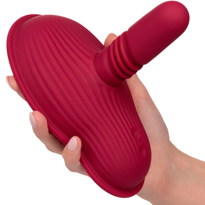 CALEXOTICS - RIDER MASSAGER DOUBLE MOTEUR TÉLÉCOMMANDE ROUGE - 7eme ciel
