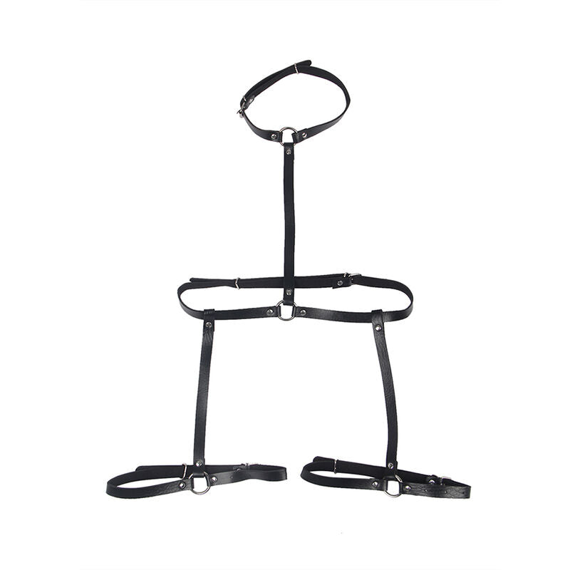 SUBBLIME - HARNAIS DE CORPS EN CUIR NOIR TAILLE UNIQUE - 7eme ciel