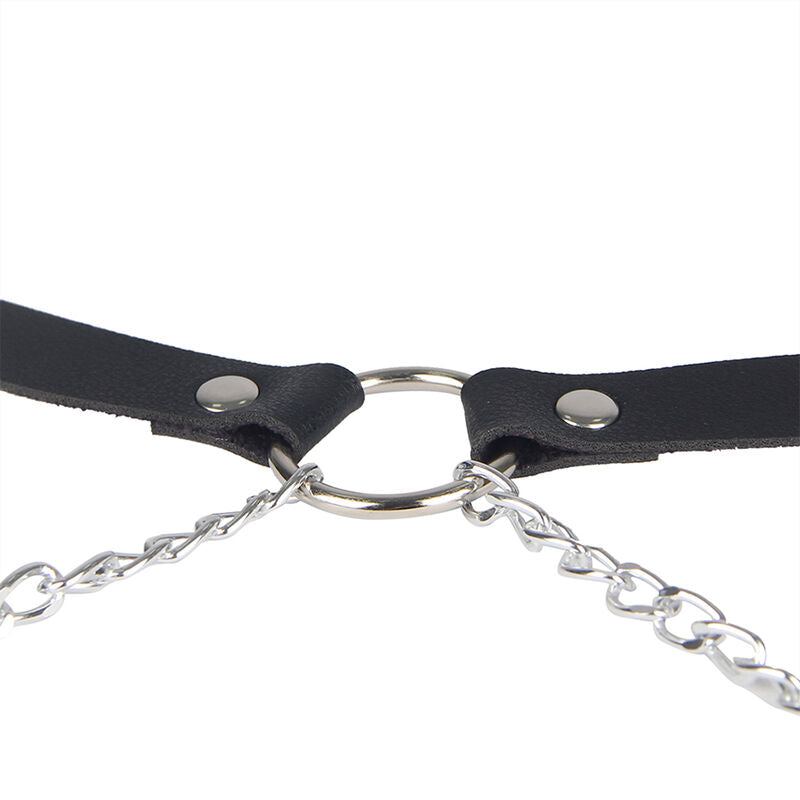 SUBBLIME - HARNAIS CEINTURE CUIR NOIR TAILLE UNIQUE - 7eme ciel