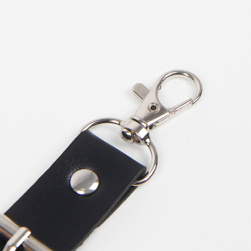 SUBBLIME - HARNAIS CEINTURE ET JARRETIÈRES AVEC ANNEAUX ET CHAÎNE DÉTAIL TAILLE UNIQUE - 7eme ciel