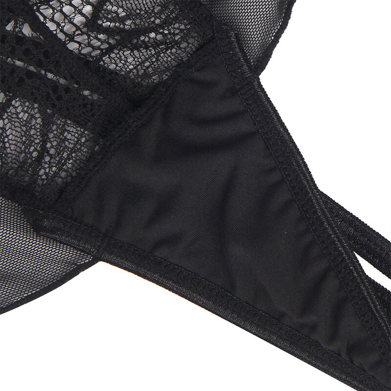 SUBBLIME - TEDDY HALTER NECK DOS NU DENTELLE NOIR S/M - 7eme ciel