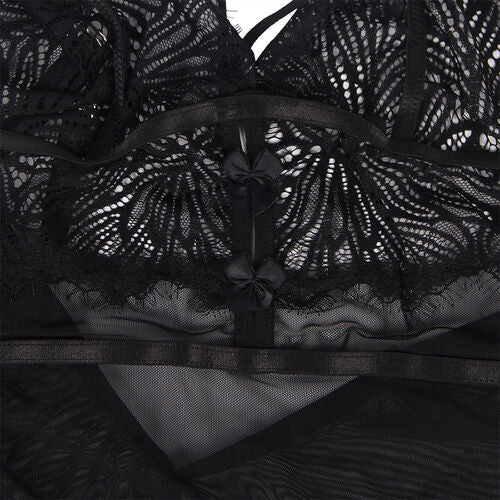 SUBBLIME - BABYDOLL  BRETELLES EN DENTELLE RÉGLABLES NOIR S/M