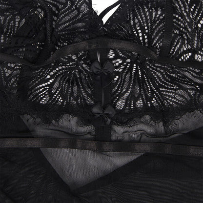SUBBLIME - BABYDOLL  BRETELLES EN DENTELLE RÉGLABLES NOIR S/M