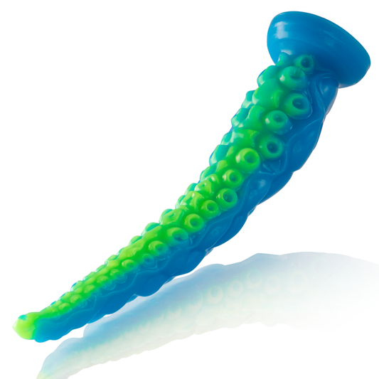 GODE TENTACLE MINCE FLUORESCENT SCYLLA GRANDE TAILLE - 7eme ciel