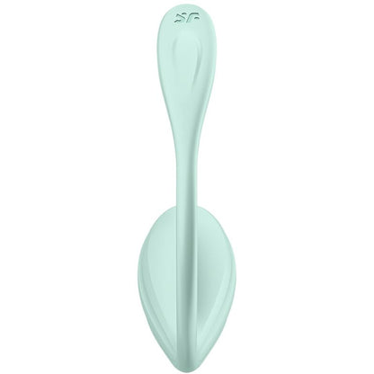 SATISFYER - APPLICATION GRATUITE STIMULATEUR DE POINT G PÉTALE LISSE VERT D'EAU - 7eme ciel