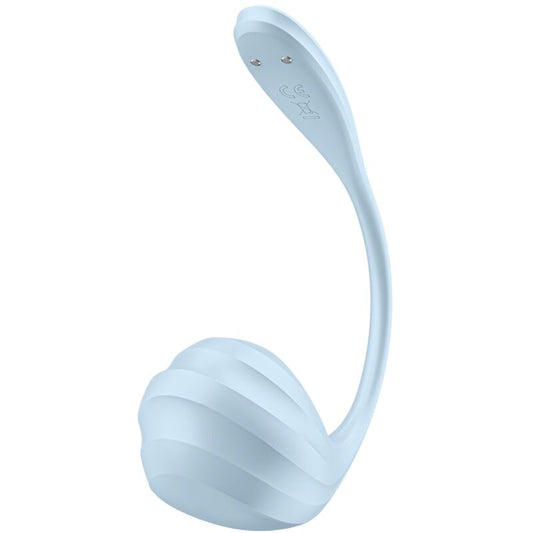 SATISFYER - APPLICATION GRATUITE STIMULATEUR DE POINT G PÉTALE LISSE BLEU CIEL - 7eme ciel