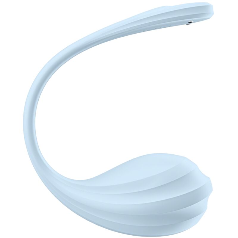 SATISFYER - APPLICATION GRATUITE STIMULATEUR DE POINT G PÉTALE LISSE BLEU CIEL - 7eme ciel