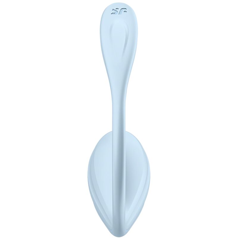 SATISFYER - APPLICATION GRATUITE STIMULATEUR DE POINT G PÉTALE LISSE BLEU CIEL - 7eme ciel