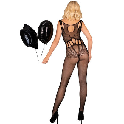 LIVCO CORSETTI FASHION - AMAHIL BODYSTOCKING SANS CROTCHLESS NOIR TAILLE UNIQUE - 7eme ciel