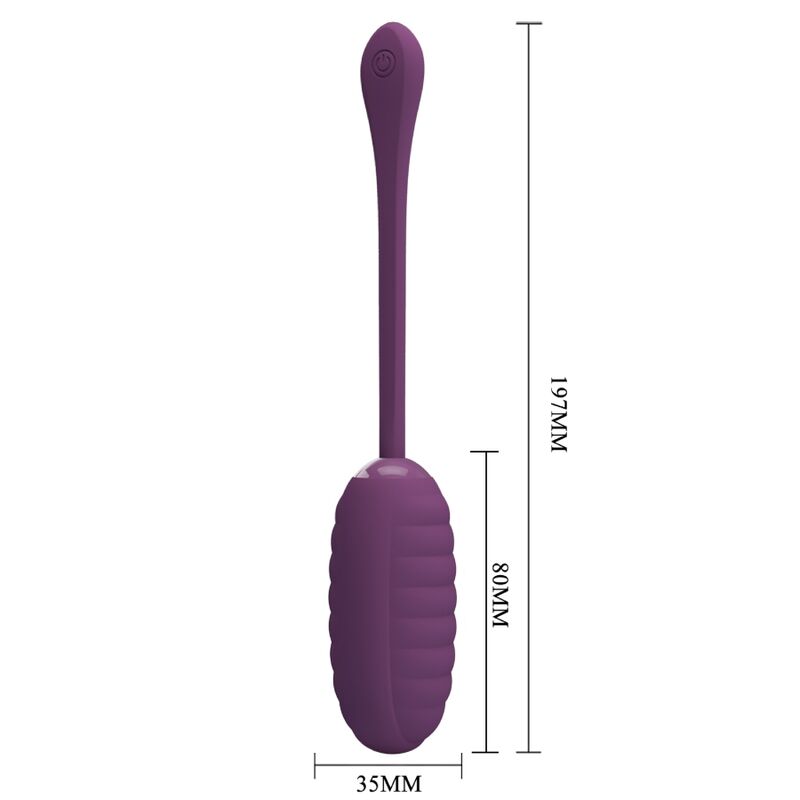 PRETTY LOVE - OEUF VIBRANT RECHARGEABLE CASPER VIOLET - 7eme ciel