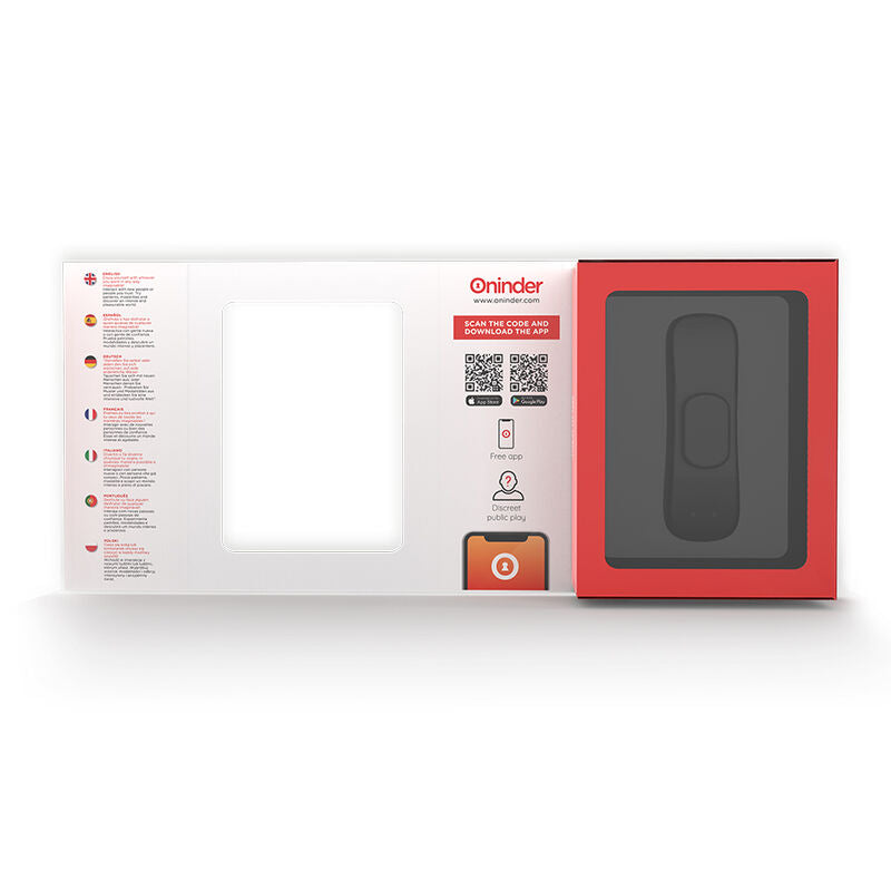 ONINDER - VIBRATEUR RECHARGEABLE MANILA PANTY 9 VITESSES 9,6 CM X 2,6 CM - APPLICATION GRATUITE - 7eme ciel