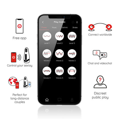 ONINDER - MASTURBATEUR RECHARGEABLE POUR HOMME SEOUL 10 VITESSES - APPLICATION GRATUITE