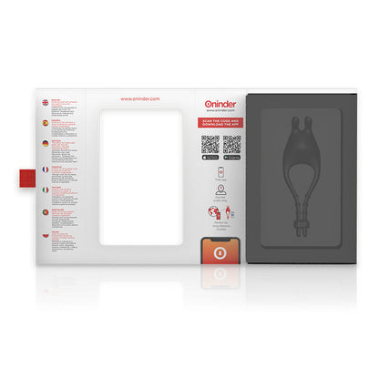 ONINDER - ANNEAU VIBRATEUR RÉGLABLE RECHARGEABLE PAMPA AVEC STIMULATEUR DE CLITORIS 10 VITESSES - APPLICATION GRATUITE - 7eme ciel