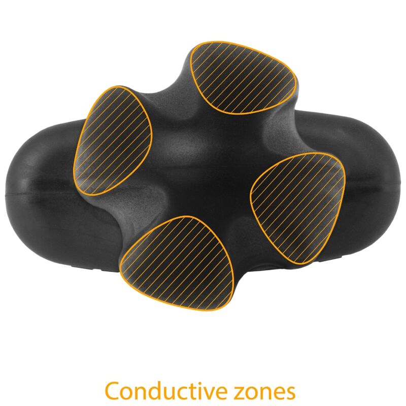 ELECTRASTIM - PLUG ANAL TARTARE QUADRIPOLAR SILICONE NOIR - 7eme ciel
