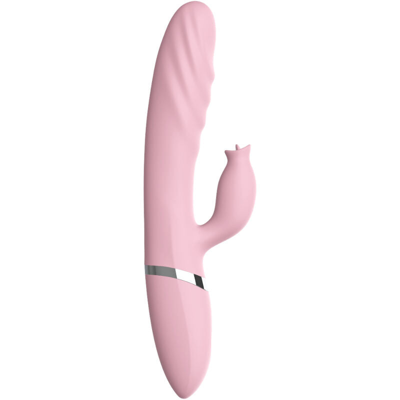 ARMONY - VIBRATEUR & POUSSÉE AVEC LANGUE EFFET CHALEUR ROSE - 7eme ciel