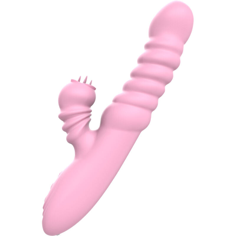 ARMONY - VIBRATEUR MULTIFONCTION AVEC LANGUE STIMULANTE EFFET CHALEUR ROSE - 7eme ciel