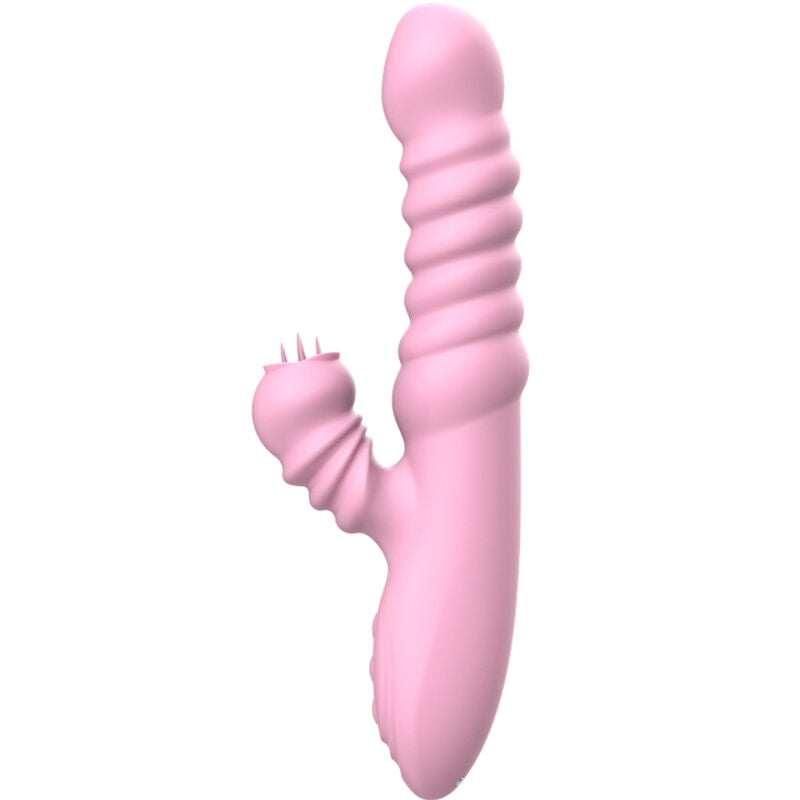 ARMONY - VIBRATEUR MULTIFONCTION AVEC LANGUE STIMULANTE EFFET CHALEUR ROSE - 7eme ciel