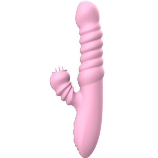 ARMONY - VIBRATEUR MULTIFONCTION AVEC LANGUE STIMULANTE EFFET CHALEUR ROSE - 7eme ciel