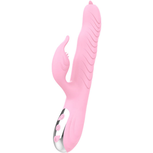 ARMONY - VIBRATEUR MARCIA & POUSSÉE DOUBLE LANGUE EFFET CHALEUR ROSE - 7eme ciel
