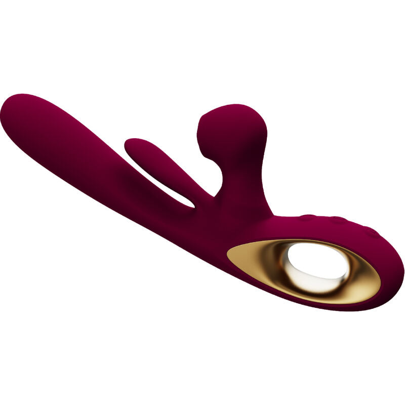 ARMONY - VIBRATEUR IMPACT SWING & DOUBLE STIMULATEUR MODÈLE 1 BORDEAUX - 7eme ciel