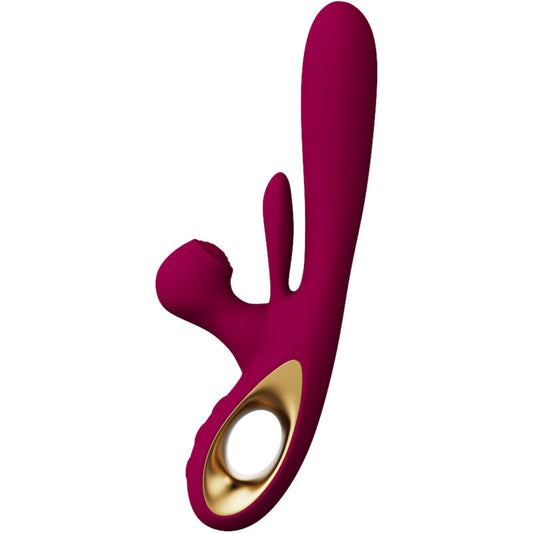 ARMONY - VIBRATEUR IMPACT SWING & DOUBLE STIMULATEUR MODÈLE 1 BORDEAUX - 7eme ciel