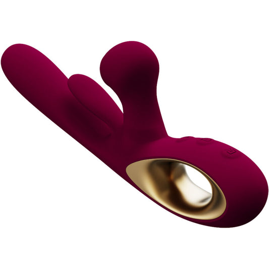 ARMONY - VIBRATEUR IMPACT SWING & DOUBLE STIMULATEUR MODÈLE 1 BORDEAUX - 7eme ciel
