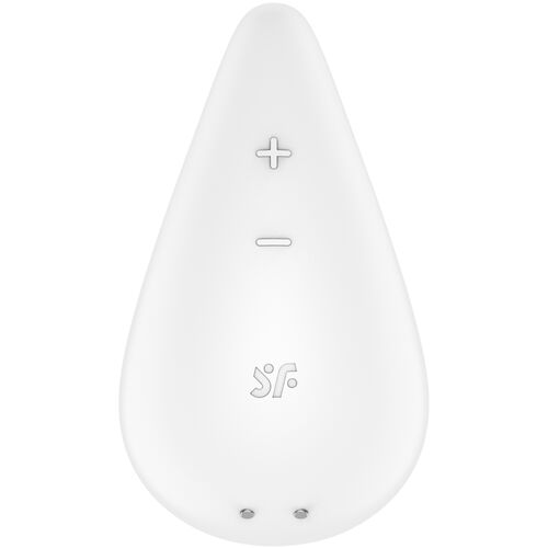 SATISFYER - VIBRATEUR DEW DROP LAY-ON BLANC