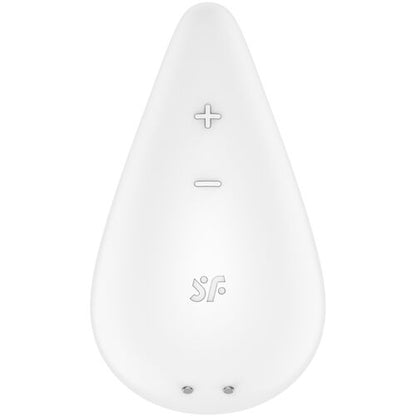 SATISFYER - VIBRATEUR DEW DROP LAY-ON BLANC
