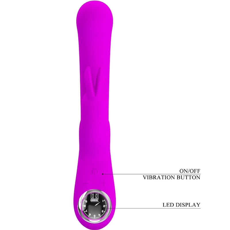 PRETTY LOVE - SKYLAR VIBRATEUR STIMULATEUR VIOLET - 7eme ciel