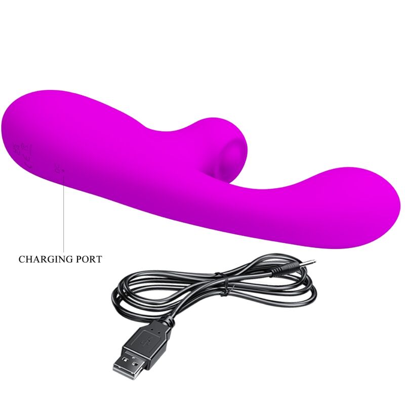 PRETTY LOVE - SKYLAR VIBRATEUR STIMULATEUR VIOLET - 7eme ciel