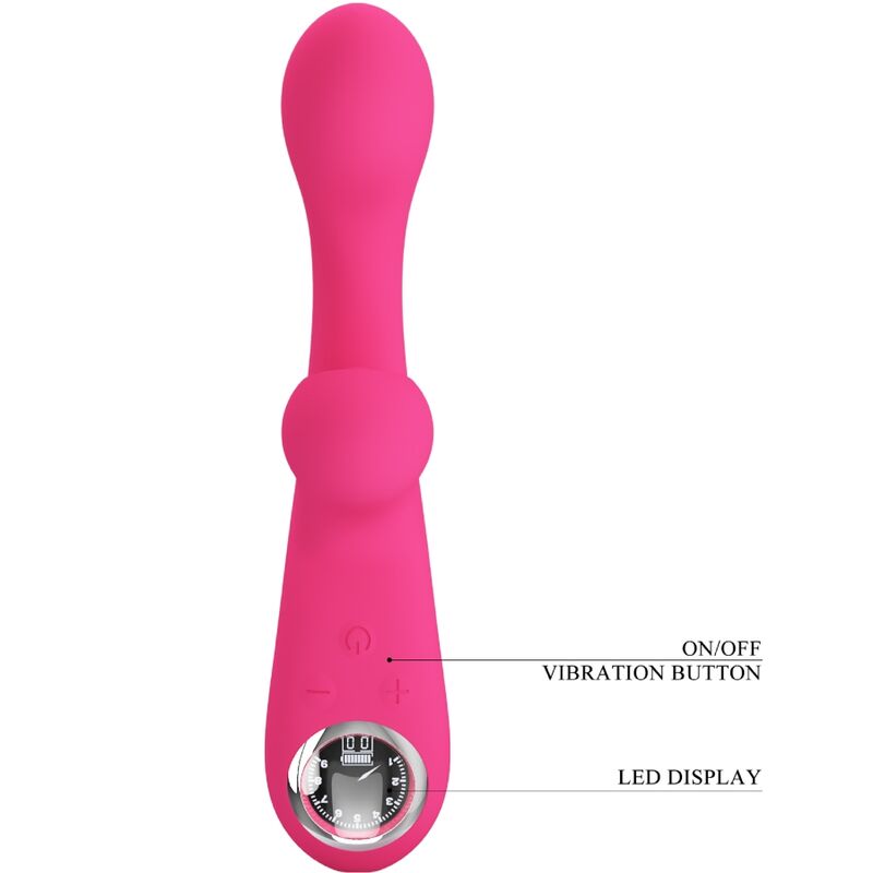 PRETTY LOVE - SKYLAR VIBRATEUR STIMULATEUR ROSE - 7eme ciel