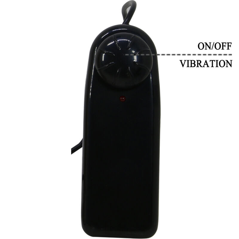 PRETTY LOVE - STARKS SLIP HARNAIS DILDO VIBRANT MULTI-VITESSES 17,5 CM MARRON CLAIR - 7eme ciel