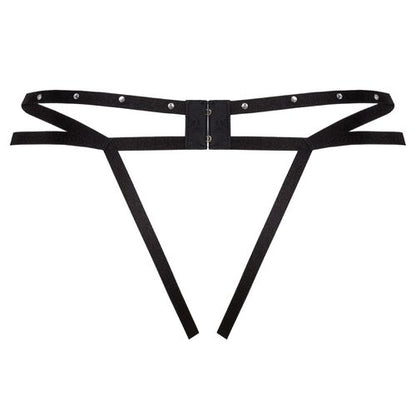 LIVCO CORSETTI FASHION - STRING NOMADE SANS CROTCHLESS NOIR