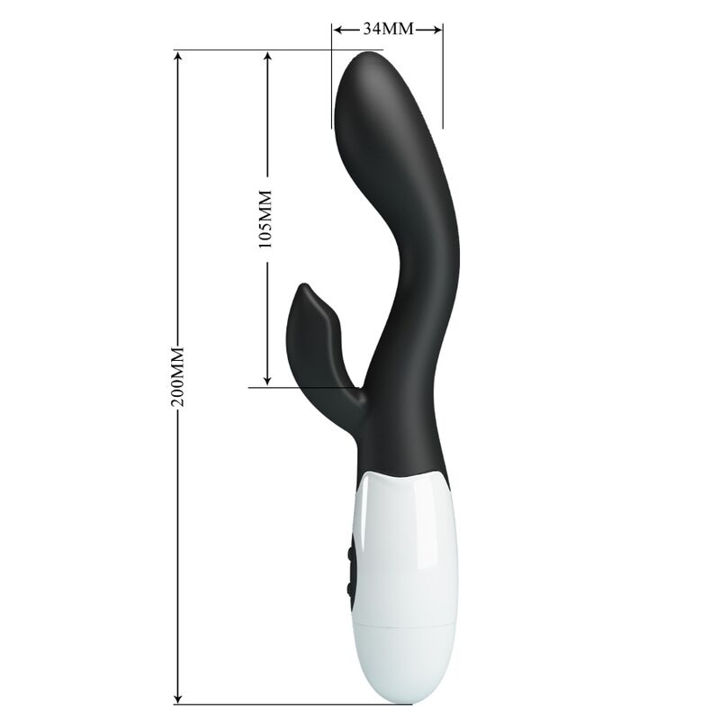 PRETTY LOVE - BRIGHTY VIBRATEUR POINT G NOIR - 7eme ciel