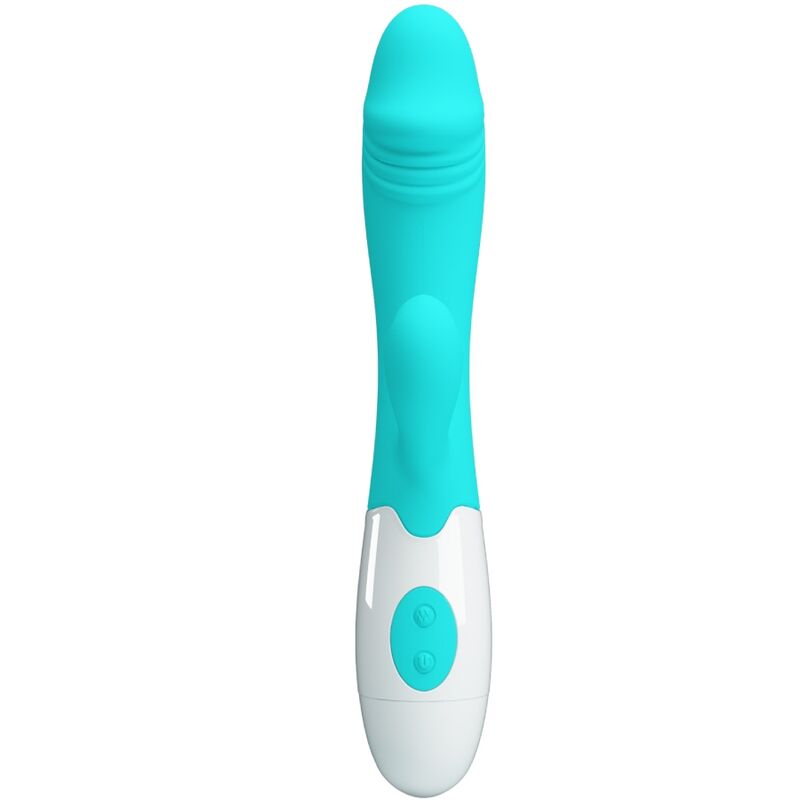 PRETTY LOVE - VIBRATEUR SNAPPY G-SPOT VERT AQUA - 7eme ciel