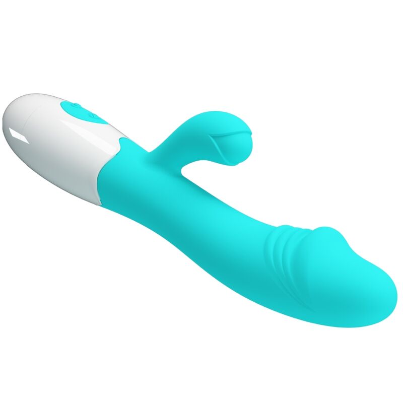 PRETTY LOVE - VIBRATEUR SNAPPY G-SPOT VERT AQUA - 7eme ciel