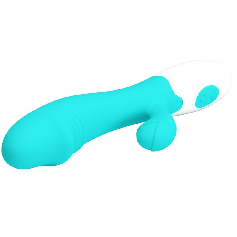 PRETTY LOVE - VIBRATEUR SNAPPY G-SPOT VERT AQUA - 7eme ciel