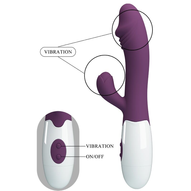 PRETTY LOVE - VIBRATEUR SNAPPY G-SPOT VIOLET - 7eme ciel