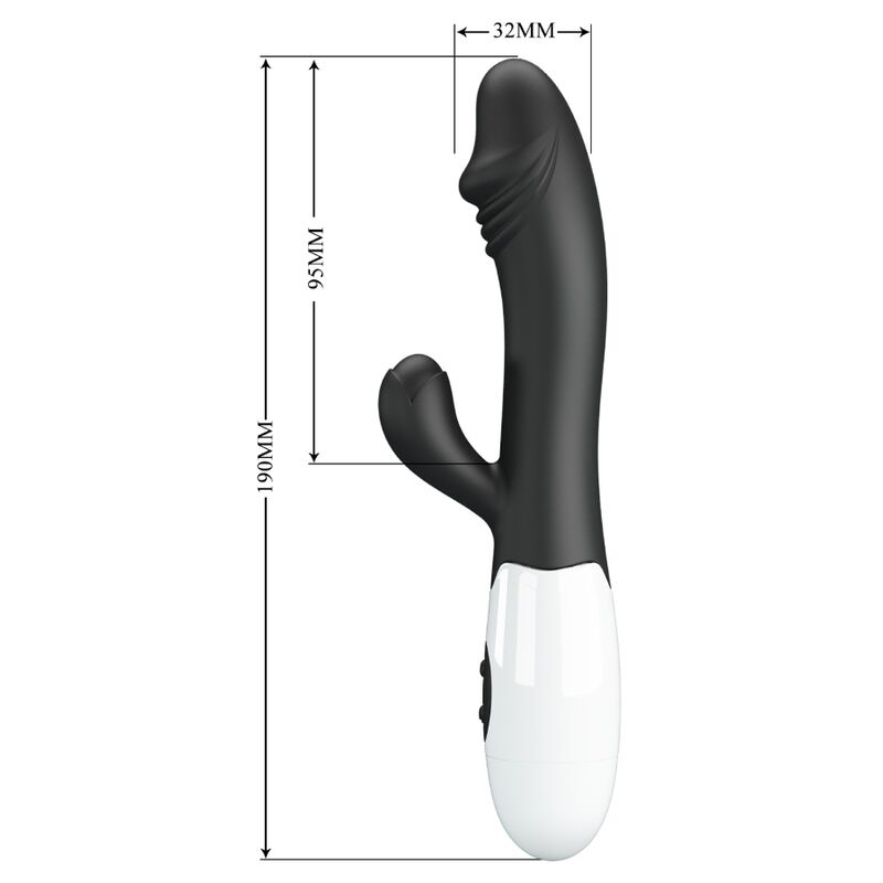 PRETTY LOVE - VIBRATEUR SNAPPY G-SPOT NOIR - 7eme ciel