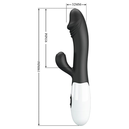 PRETTY LOVE - VIBRATEUR SNAPPY G-SPOT NOIR - 7eme ciel