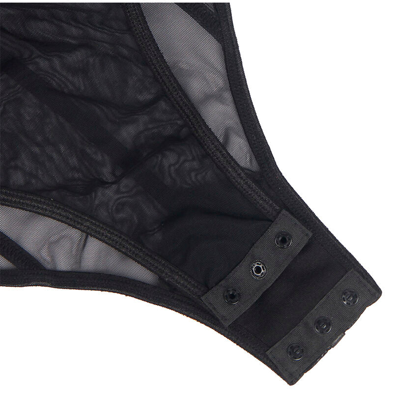 SUBBLIME - BODY NOIR  BRETELLES CHAÎNE S/M - 7eme ciel