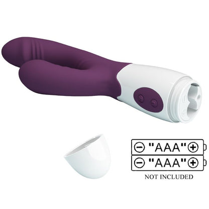PRETTY LOVE - ANDRE VIBRATEUR RABBIT & STIMULATEUR DE POINT G VIOLET - 7eme ciel