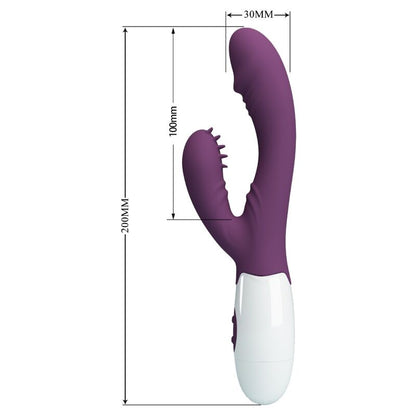 PRETTY LOVE - ANDRE VIBRATEUR RABBIT & STIMULATEUR DE POINT G VIOLET - 7eme ciel