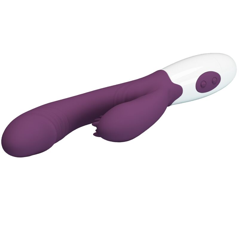 PRETTY LOVE - ANDRE VIBRATEUR RABBIT & STIMULATEUR DE POINT G VIOLET - 7eme ciel