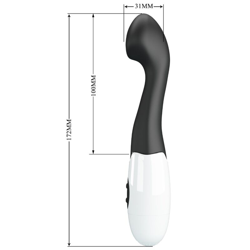 PRETTY LOVE - CHARLES VIBRATEUR POINT G 30 MODES NOIR - 7eme ciel